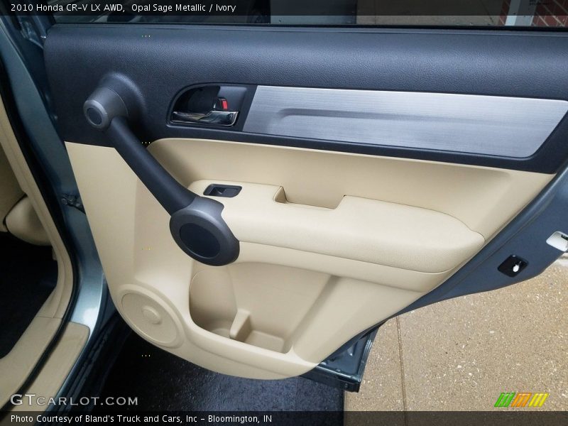 Opal Sage Metallic / Ivory 2010 Honda CR-V LX AWD