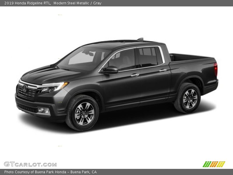 Modern Steel Metallic / Gray 2019 Honda Ridgeline RTL