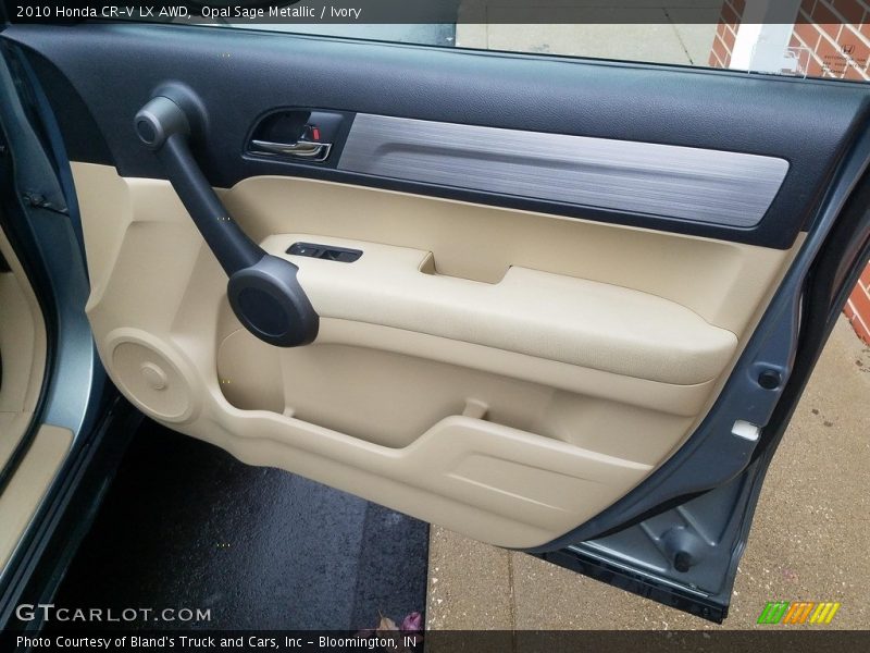 Opal Sage Metallic / Ivory 2010 Honda CR-V LX AWD