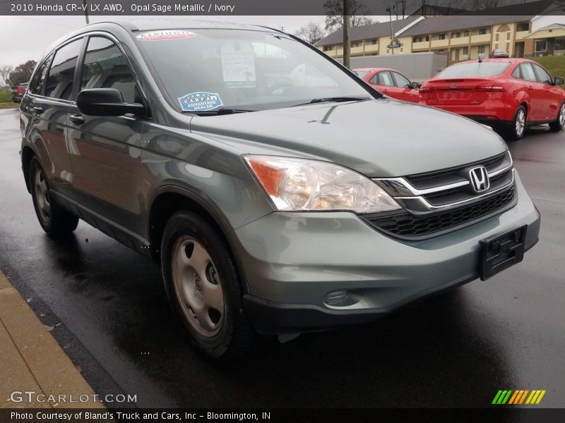 Opal Sage Metallic / Ivory 2010 Honda CR-V LX AWD