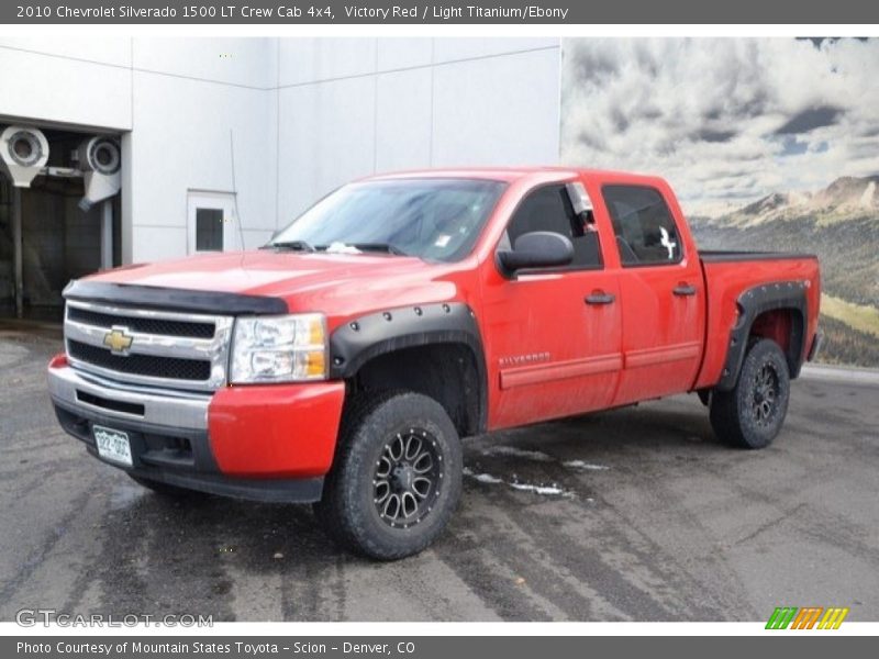 Victory Red / Light Titanium/Ebony 2010 Chevrolet Silverado 1500 LT Crew Cab 4x4
