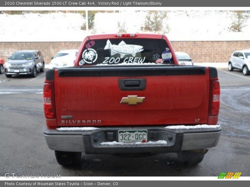 Victory Red / Light Titanium/Ebony 2010 Chevrolet Silverado 1500 LT Crew Cab 4x4