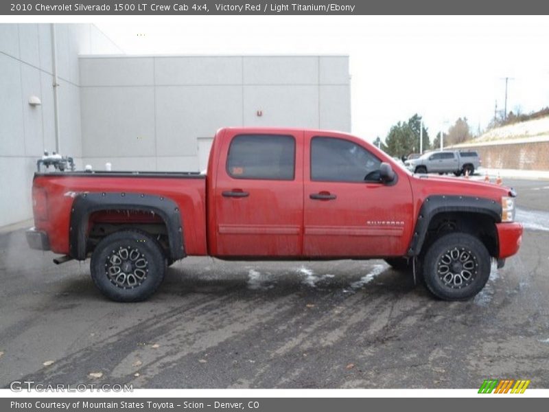 Victory Red / Light Titanium/Ebony 2010 Chevrolet Silverado 1500 LT Crew Cab 4x4