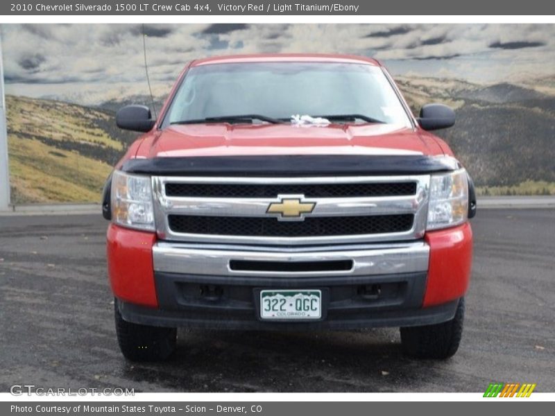 Victory Red / Light Titanium/Ebony 2010 Chevrolet Silverado 1500 LT Crew Cab 4x4