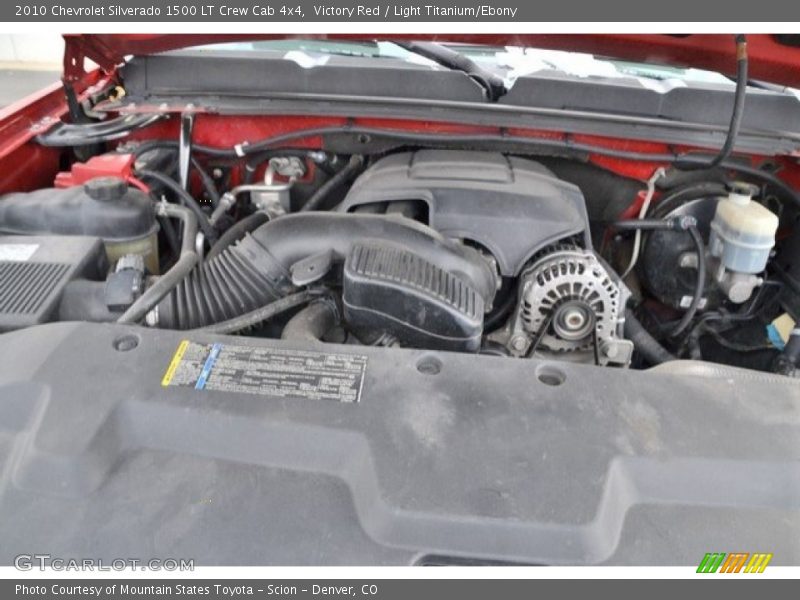 Victory Red / Light Titanium/Ebony 2010 Chevrolet Silverado 1500 LT Crew Cab 4x4