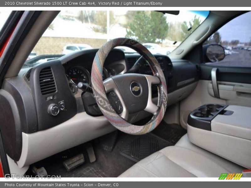 Victory Red / Light Titanium/Ebony 2010 Chevrolet Silverado 1500 LT Crew Cab 4x4