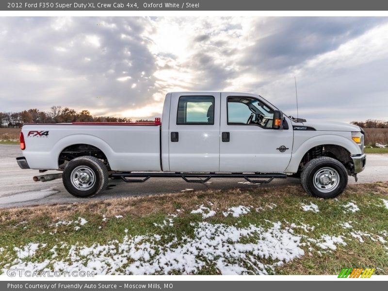 Oxford White / Steel 2012 Ford F350 Super Duty XL Crew Cab 4x4