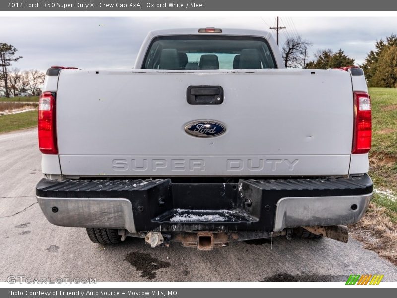 Oxford White / Steel 2012 Ford F350 Super Duty XL Crew Cab 4x4