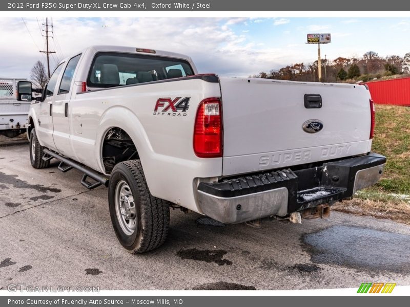Oxford White / Steel 2012 Ford F350 Super Duty XL Crew Cab 4x4