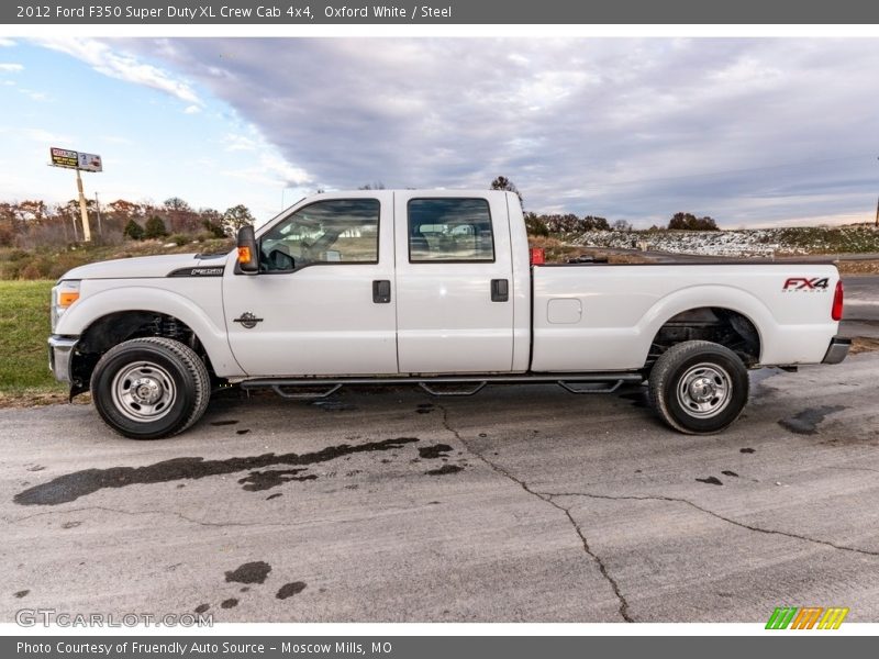 Oxford White / Steel 2012 Ford F350 Super Duty XL Crew Cab 4x4