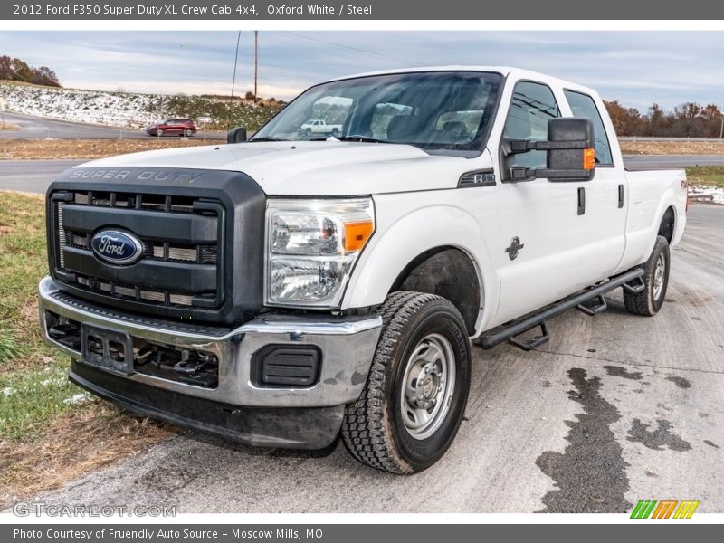 Oxford White / Steel 2012 Ford F350 Super Duty XL Crew Cab 4x4