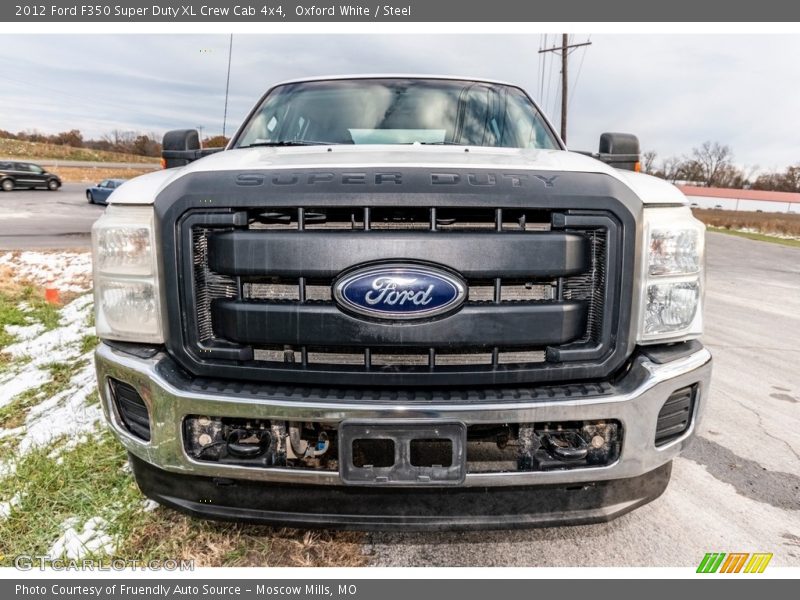 Oxford White / Steel 2012 Ford F350 Super Duty XL Crew Cab 4x4