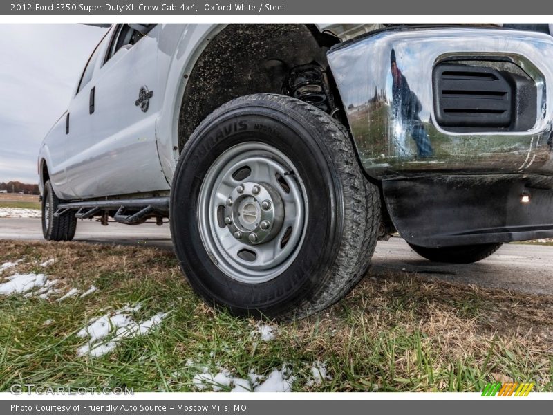 Oxford White / Steel 2012 Ford F350 Super Duty XL Crew Cab 4x4