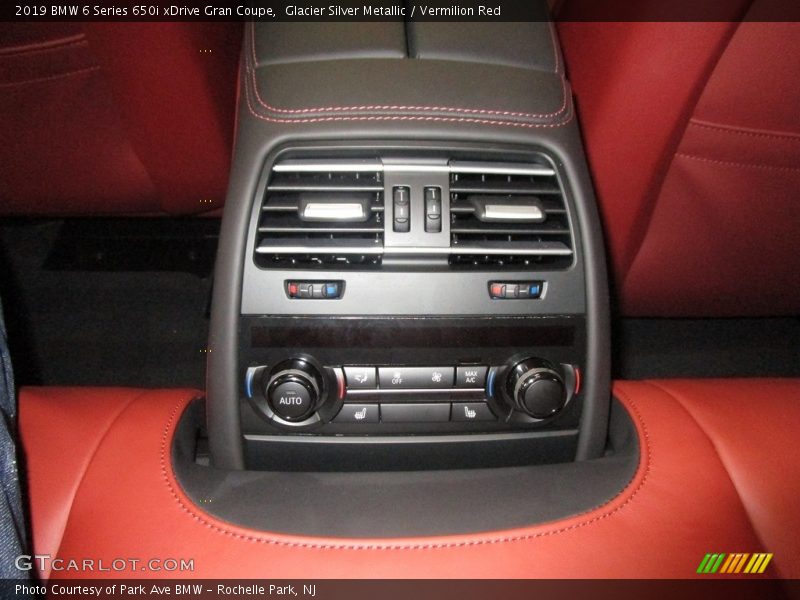 Glacier Silver Metallic / Vermilion Red 2019 BMW 6 Series 650i xDrive Gran Coupe