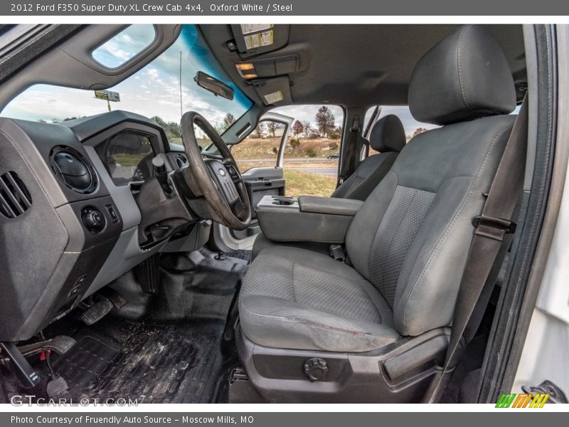 Oxford White / Steel 2012 Ford F350 Super Duty XL Crew Cab 4x4