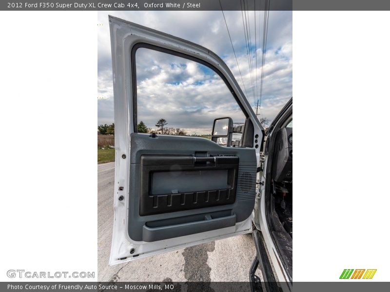 Oxford White / Steel 2012 Ford F350 Super Duty XL Crew Cab 4x4