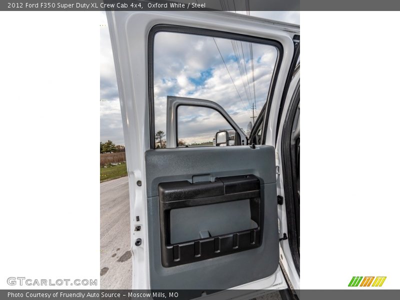 Oxford White / Steel 2012 Ford F350 Super Duty XL Crew Cab 4x4