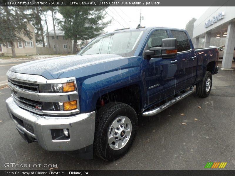 Deep Ocean Blue Metallic / Jet Black 2019 Chevrolet Silverado 2500HD LT Crew Cab 4WD