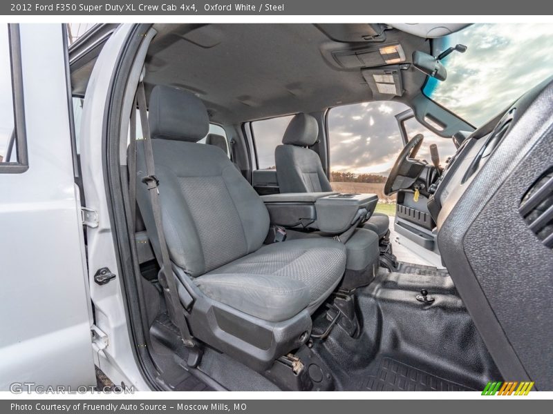 Oxford White / Steel 2012 Ford F350 Super Duty XL Crew Cab 4x4