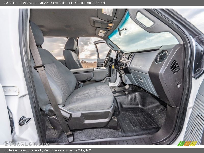 Oxford White / Steel 2012 Ford F350 Super Duty XL Crew Cab 4x4