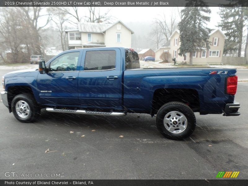 Deep Ocean Blue Metallic / Jet Black 2019 Chevrolet Silverado 2500HD LT Crew Cab 4WD