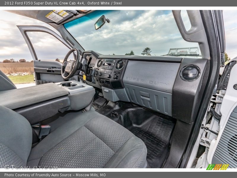 Oxford White / Steel 2012 Ford F350 Super Duty XL Crew Cab 4x4