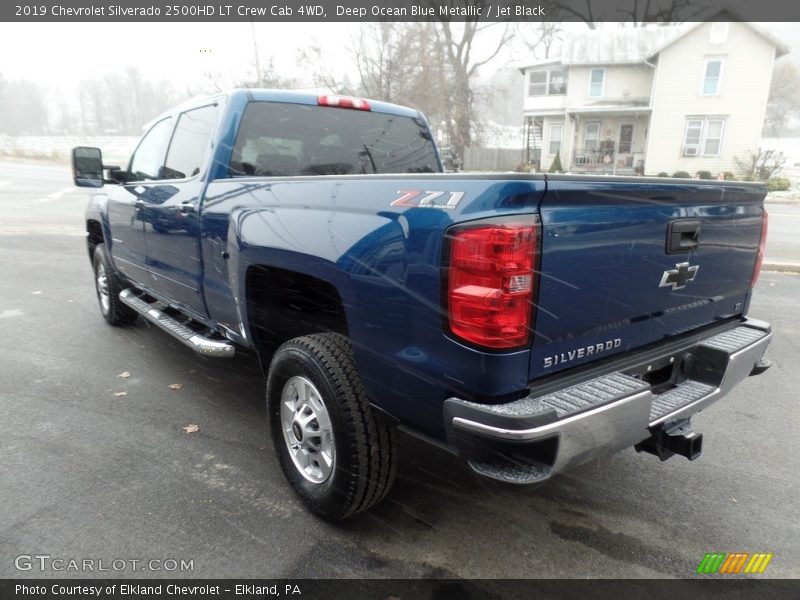 Deep Ocean Blue Metallic / Jet Black 2019 Chevrolet Silverado 2500HD LT Crew Cab 4WD