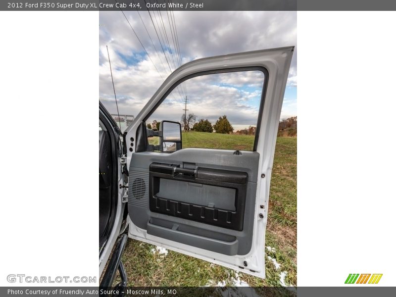 Oxford White / Steel 2012 Ford F350 Super Duty XL Crew Cab 4x4