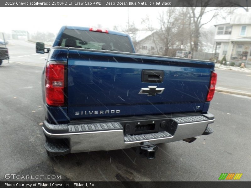 Deep Ocean Blue Metallic / Jet Black 2019 Chevrolet Silverado 2500HD LT Crew Cab 4WD