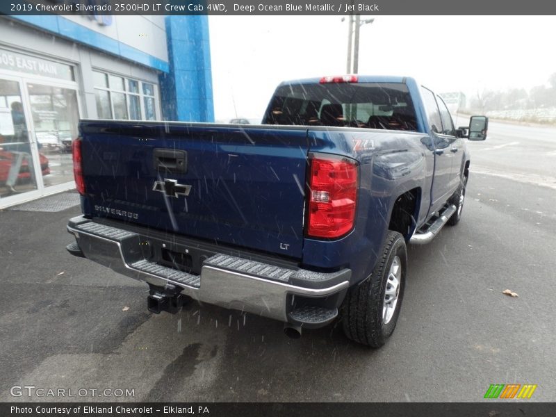 Deep Ocean Blue Metallic / Jet Black 2019 Chevrolet Silverado 2500HD LT Crew Cab 4WD