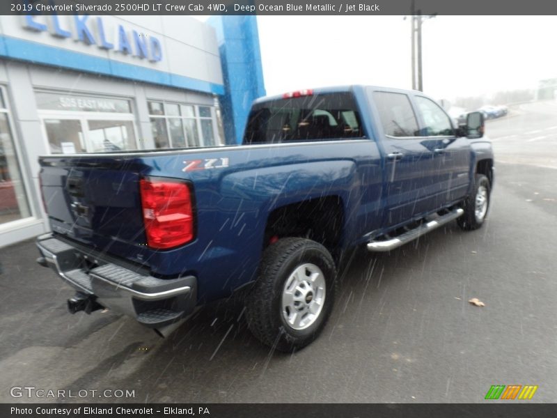 Deep Ocean Blue Metallic / Jet Black 2019 Chevrolet Silverado 2500HD LT Crew Cab 4WD