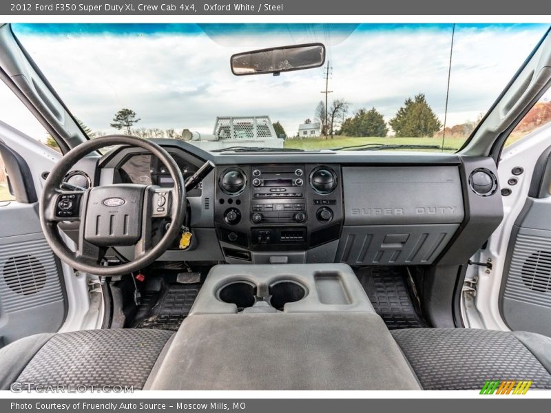 Oxford White / Steel 2012 Ford F350 Super Duty XL Crew Cab 4x4
