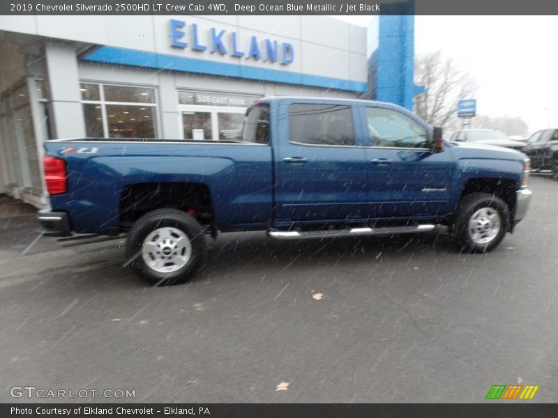 Deep Ocean Blue Metallic / Jet Black 2019 Chevrolet Silverado 2500HD LT Crew Cab 4WD