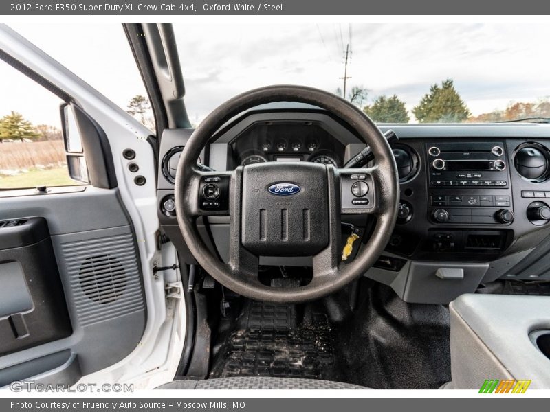 Oxford White / Steel 2012 Ford F350 Super Duty XL Crew Cab 4x4