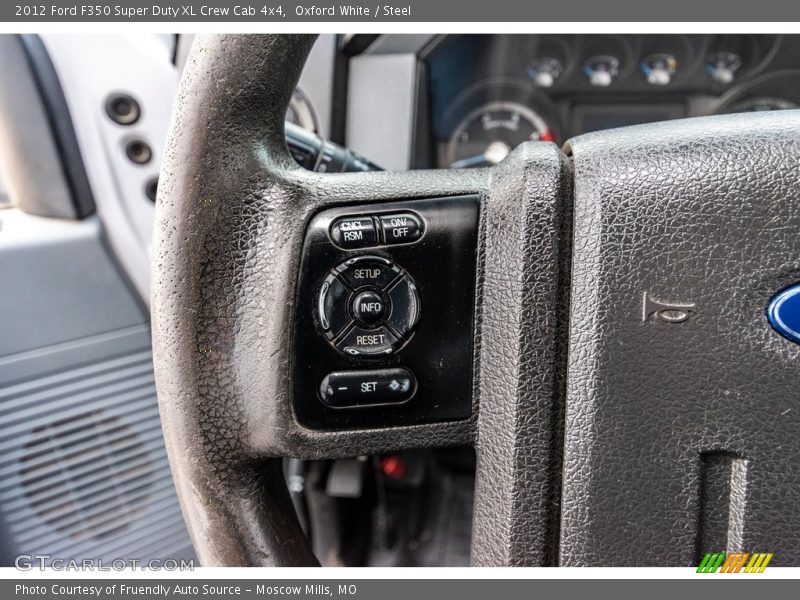 Oxford White / Steel 2012 Ford F350 Super Duty XL Crew Cab 4x4