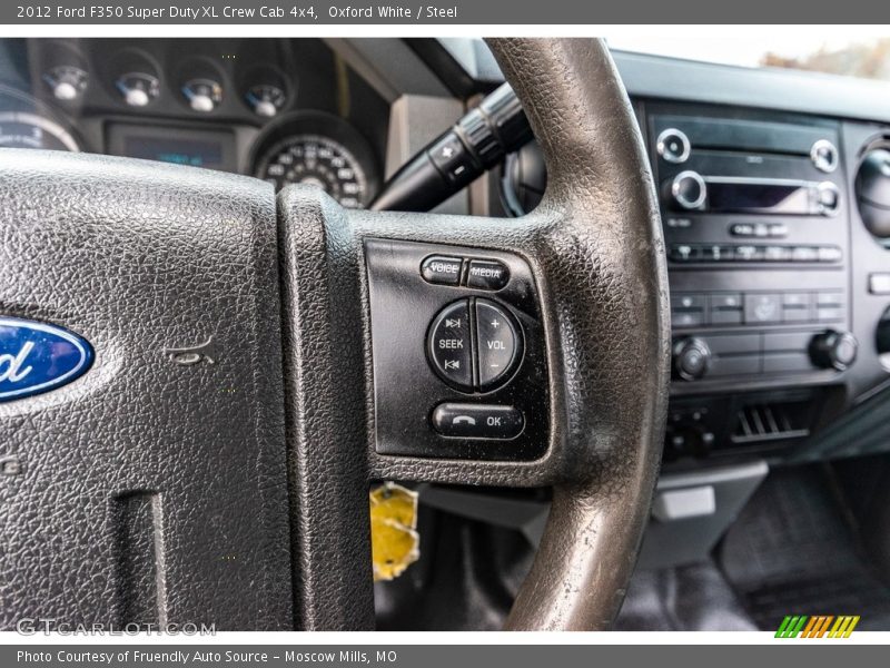 Oxford White / Steel 2012 Ford F350 Super Duty XL Crew Cab 4x4