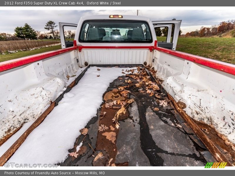Oxford White / Steel 2012 Ford F350 Super Duty XL Crew Cab 4x4