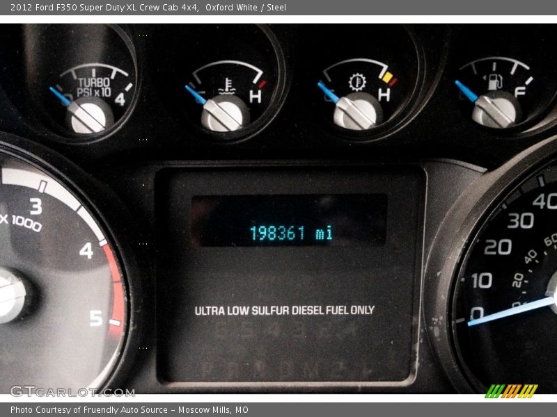 Oxford White / Steel 2012 Ford F350 Super Duty XL Crew Cab 4x4