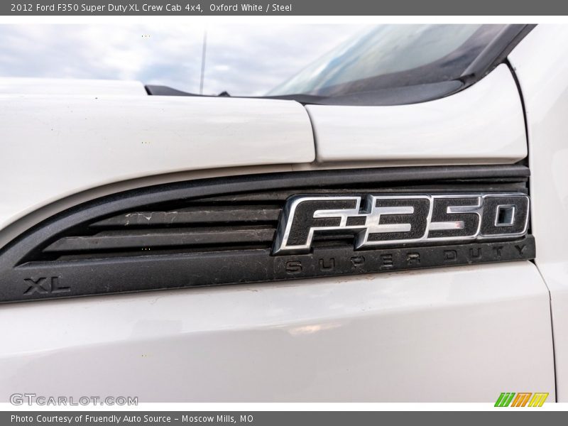 Oxford White / Steel 2012 Ford F350 Super Duty XL Crew Cab 4x4