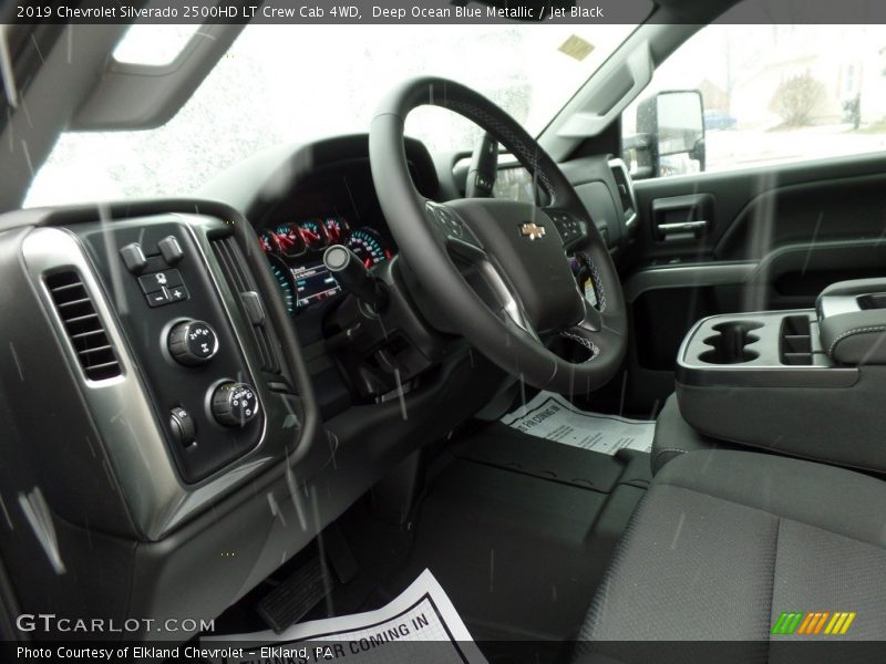 Deep Ocean Blue Metallic / Jet Black 2019 Chevrolet Silverado 2500HD LT Crew Cab 4WD