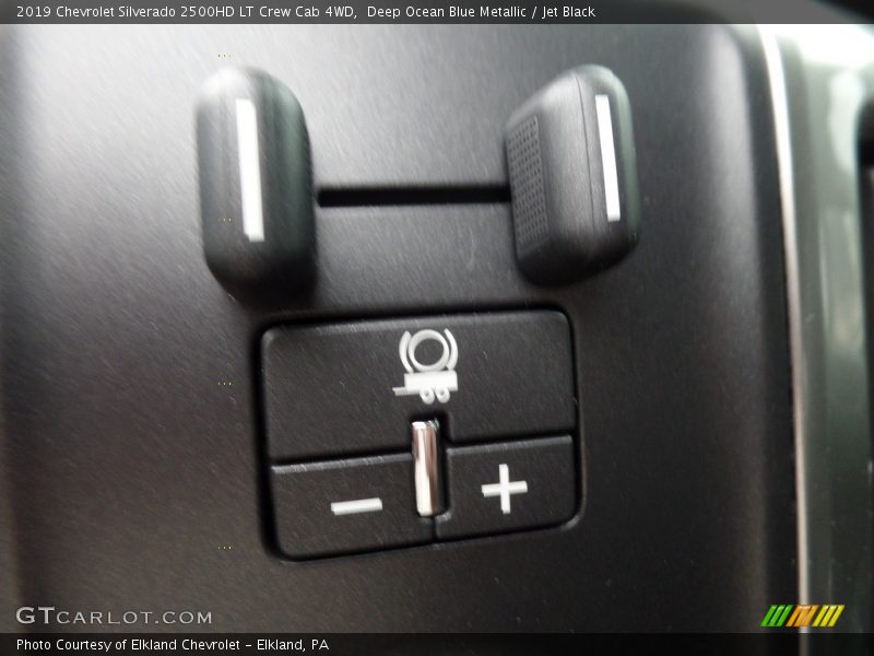 Deep Ocean Blue Metallic / Jet Black 2019 Chevrolet Silverado 2500HD LT Crew Cab 4WD