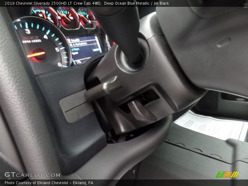 Deep Ocean Blue Metallic / Jet Black 2019 Chevrolet Silverado 2500HD LT Crew Cab 4WD