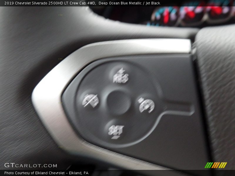 Deep Ocean Blue Metallic / Jet Black 2019 Chevrolet Silverado 2500HD LT Crew Cab 4WD