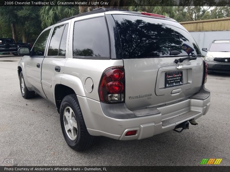 Graystone Metallic / Light Gray 2006 Chevrolet TrailBlazer LS