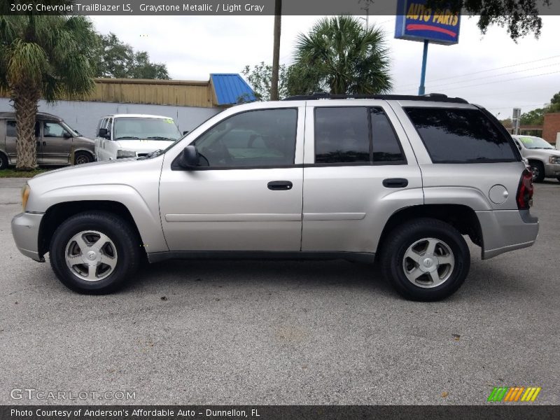 Graystone Metallic / Light Gray 2006 Chevrolet TrailBlazer LS