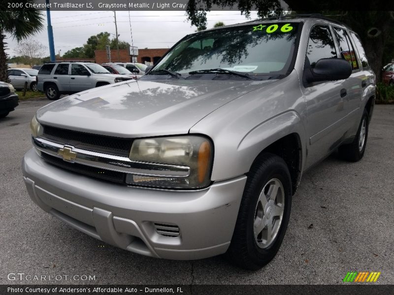 Graystone Metallic / Light Gray 2006 Chevrolet TrailBlazer LS