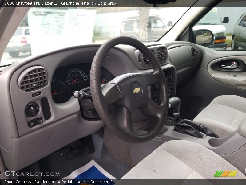 Graystone Metallic / Light Gray 2006 Chevrolet TrailBlazer LS