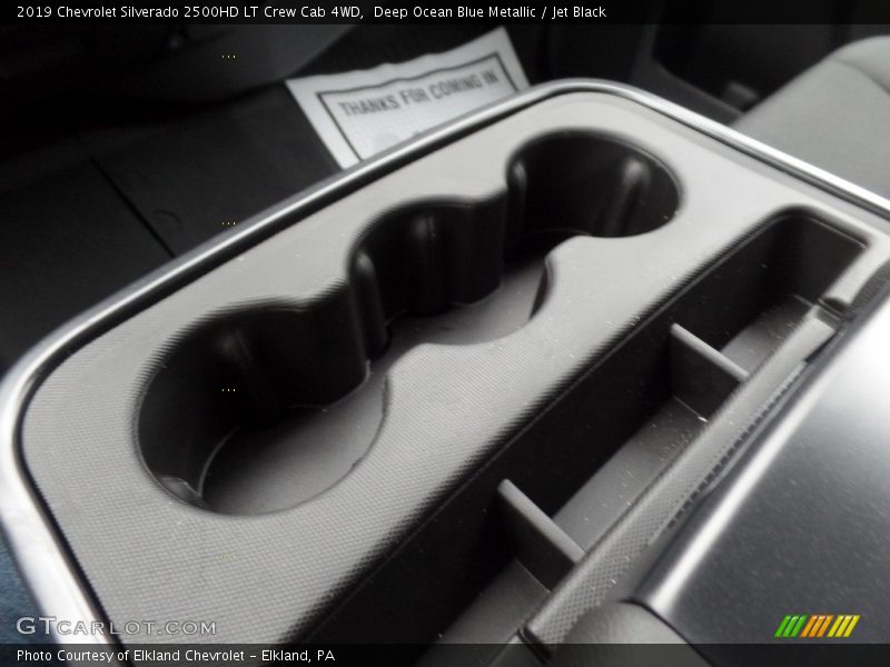 Deep Ocean Blue Metallic / Jet Black 2019 Chevrolet Silverado 2500HD LT Crew Cab 4WD