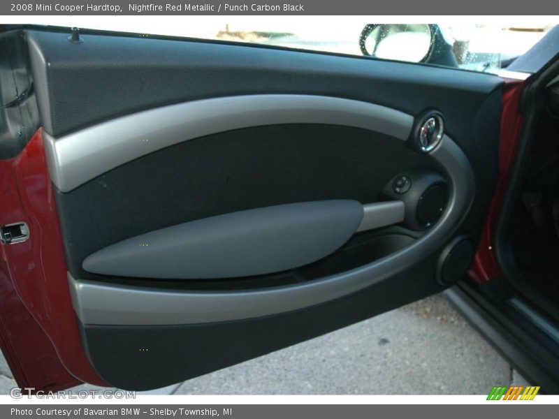 Nightfire Red Metallic / Punch Carbon Black 2008 Mini Cooper Hardtop
