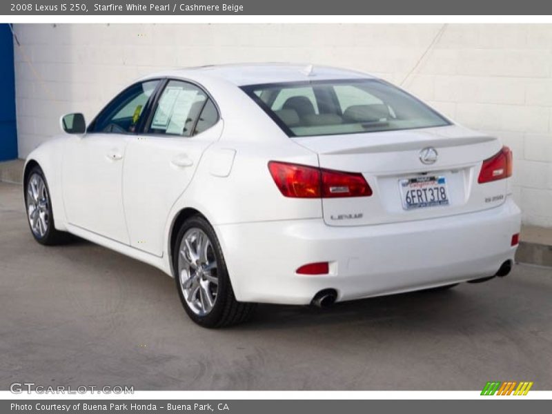 Starfire White Pearl / Cashmere Beige 2008 Lexus IS 250